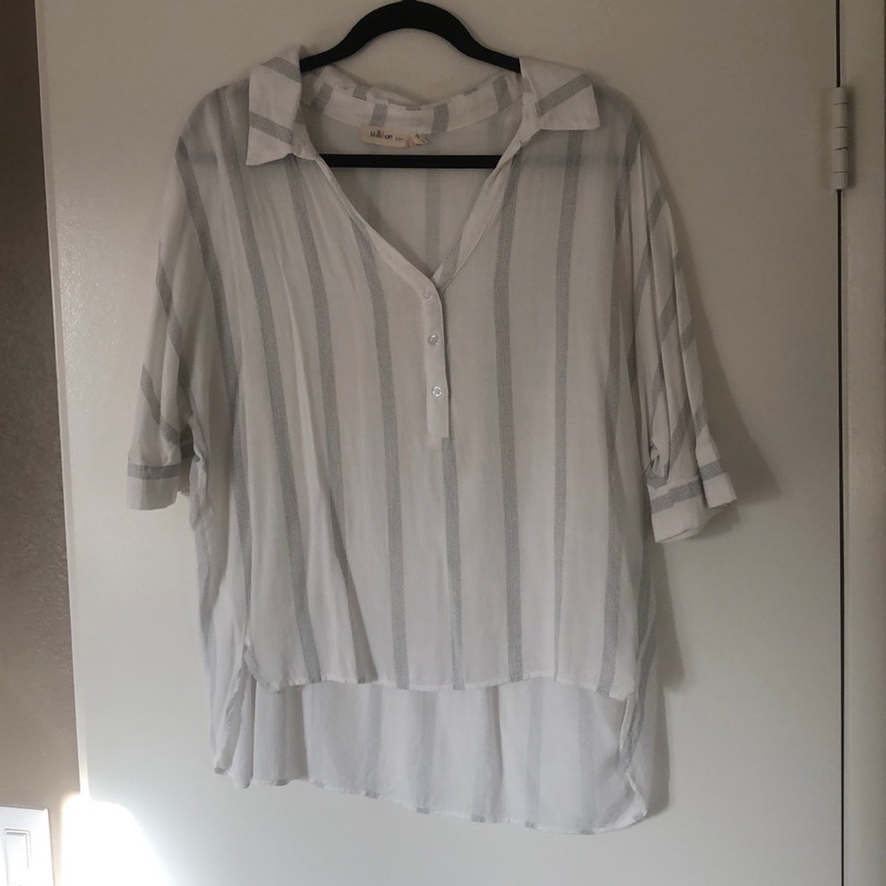 Striped Button Up
